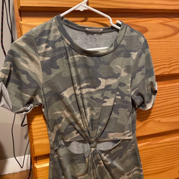 Camo forever 21 dress - Picture 1 of 2
